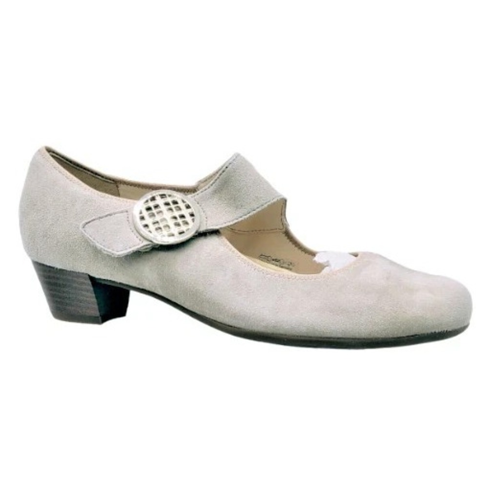 Ara Women's Calico II Mid Heel Sand Suede Mary Jane Pump US Size 10